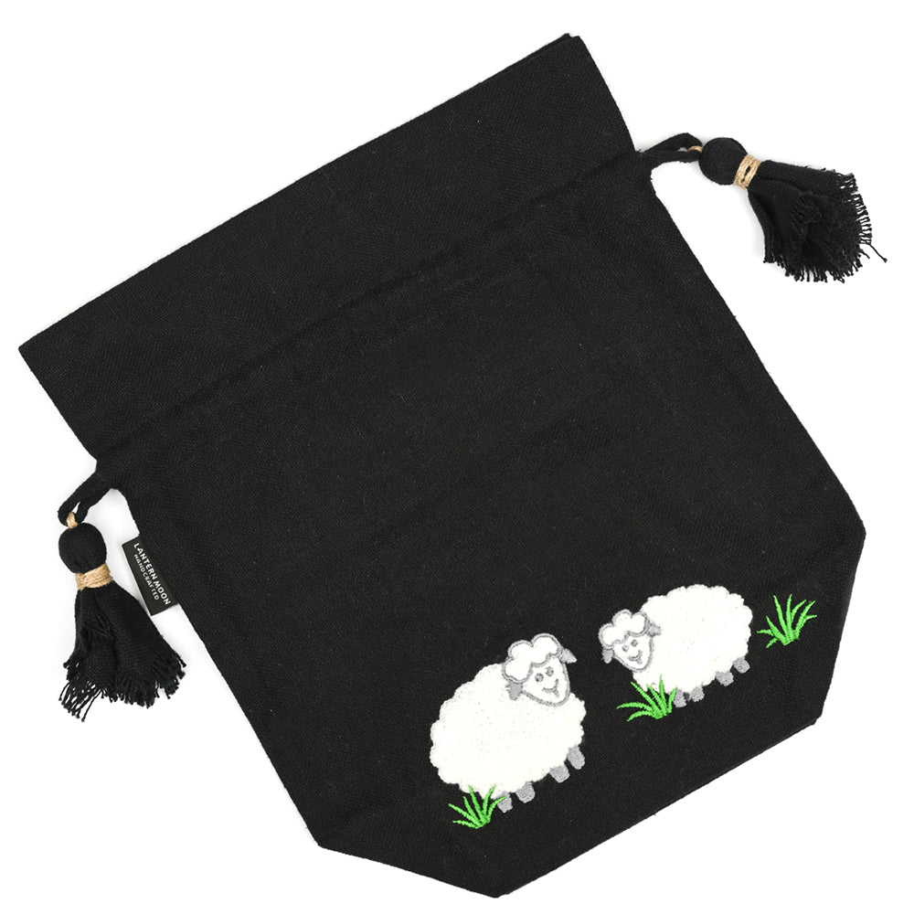 Lantern Moon: Meadow Bag: Black