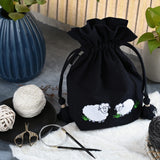 Lantern Moon: Meadow Bag: Black