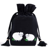 Lantern Moon: Meadow Bag: Black