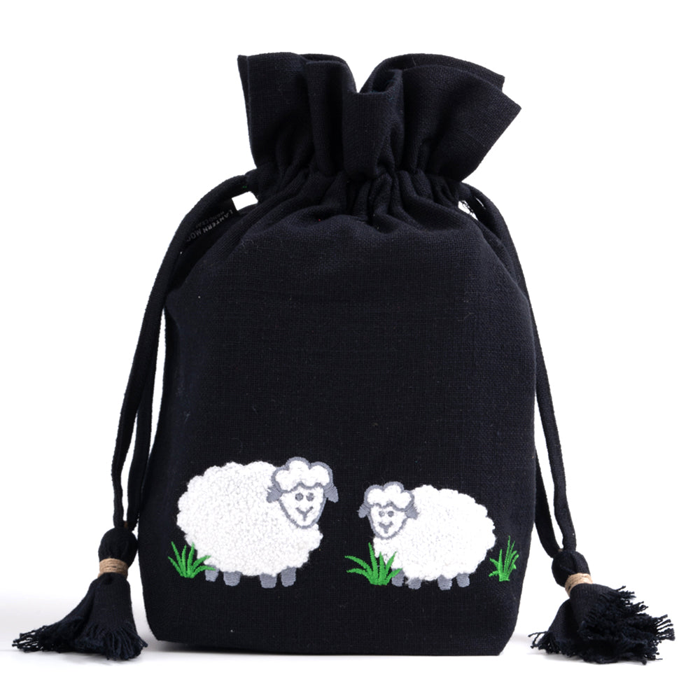 Lantern Moon: Meadow Bag: Black