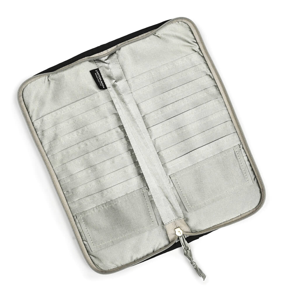 Lantern Moon: Needle Case: Circular: Fixed: Empty: Ikat