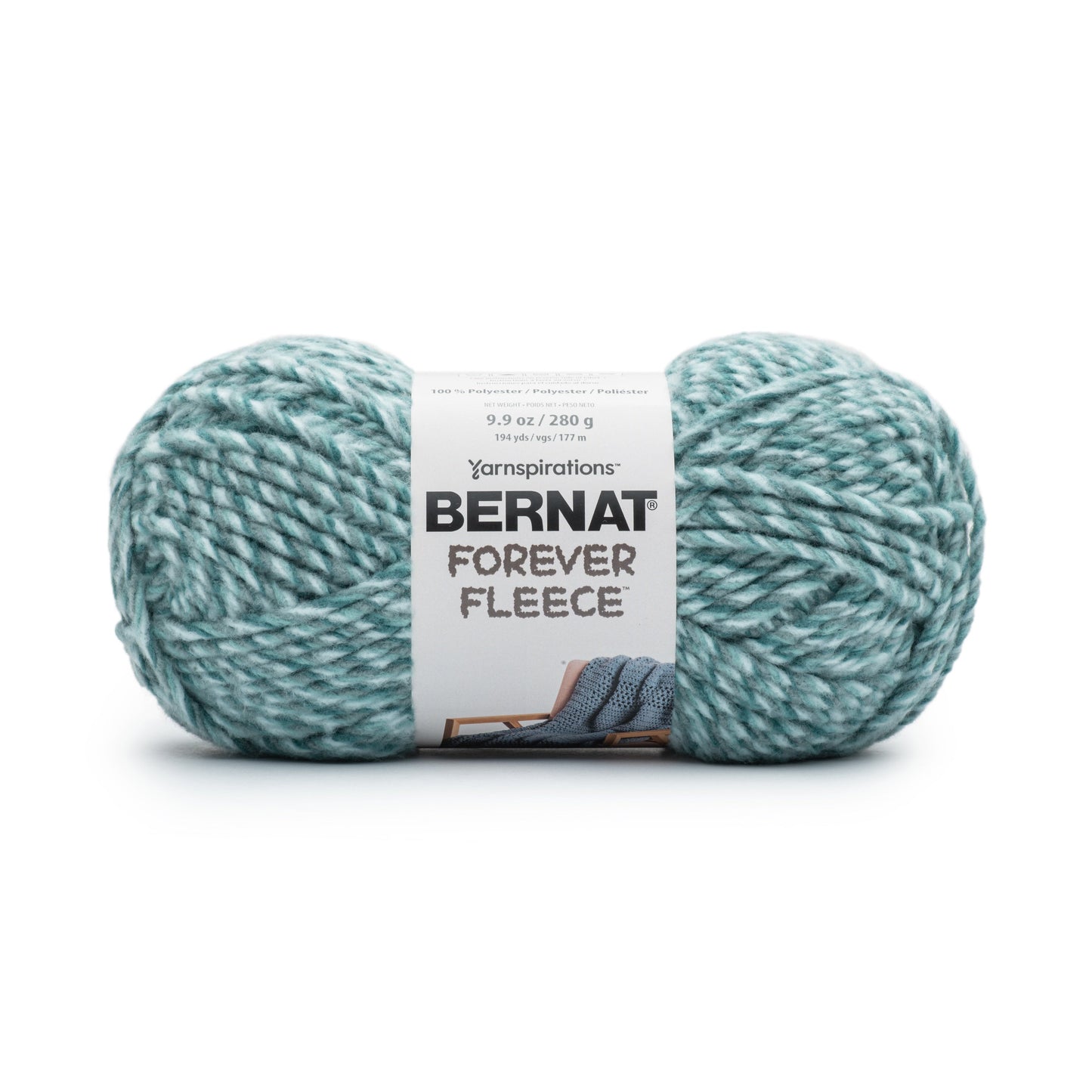 2 Ball Pack Bernat Forever Fleece Super Chunky Yarn 280g