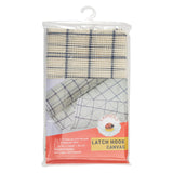 Latch Hook Canvas: 3.75 Count: 1.52m x 91.4cm: White: Pre-Packed