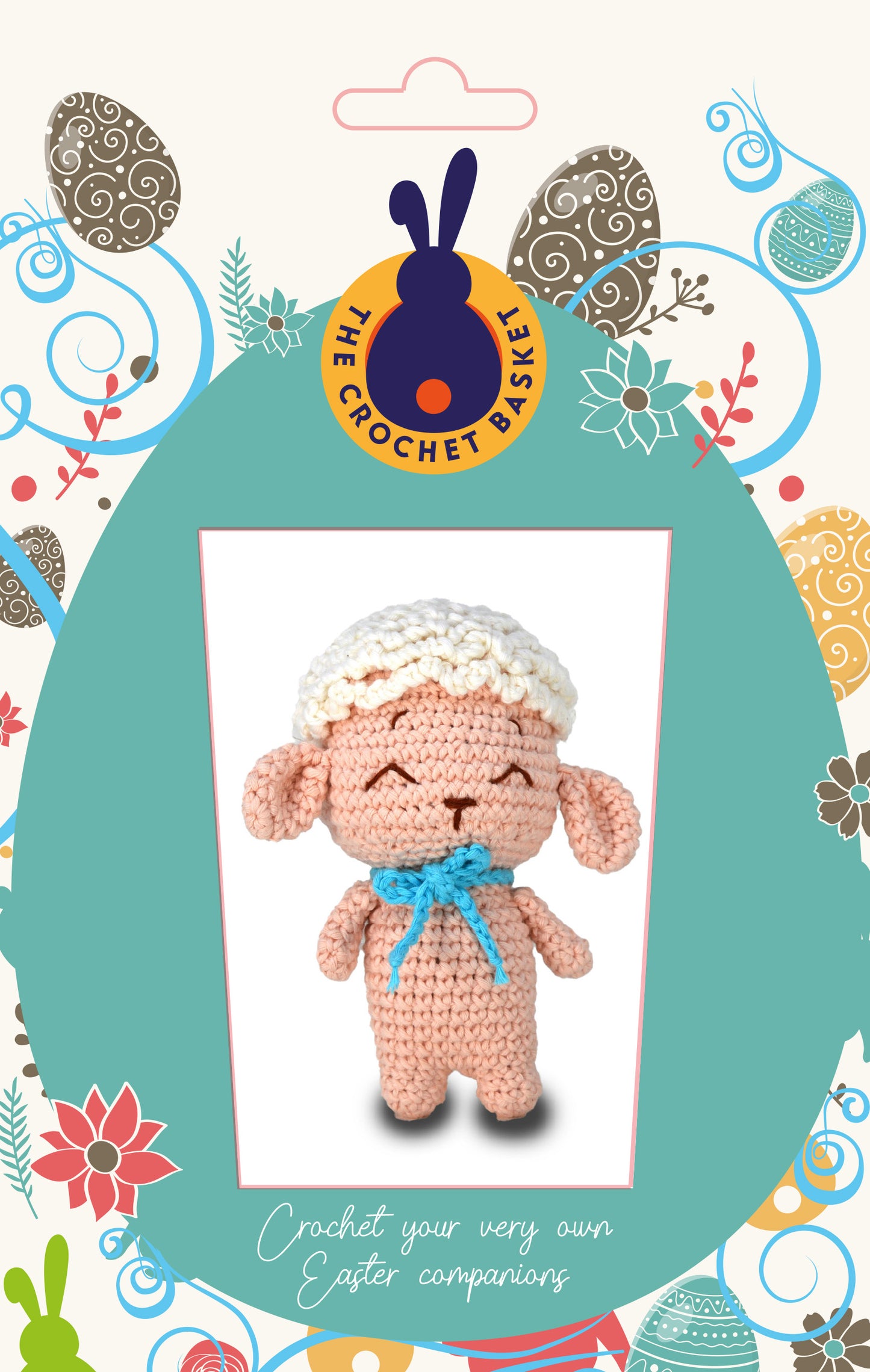 Knitty Critters - Easter Amigurumi Crochet Kit - Little Lamb