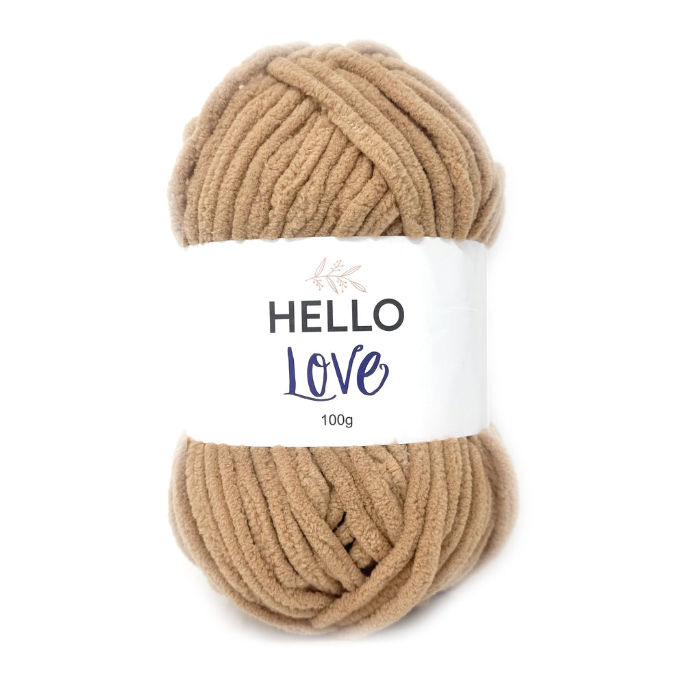 HELLO Love Super Chunky Yarn - Latte