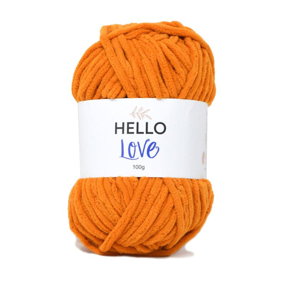 HELLO Love Super Chunky Yarn - Light Brown