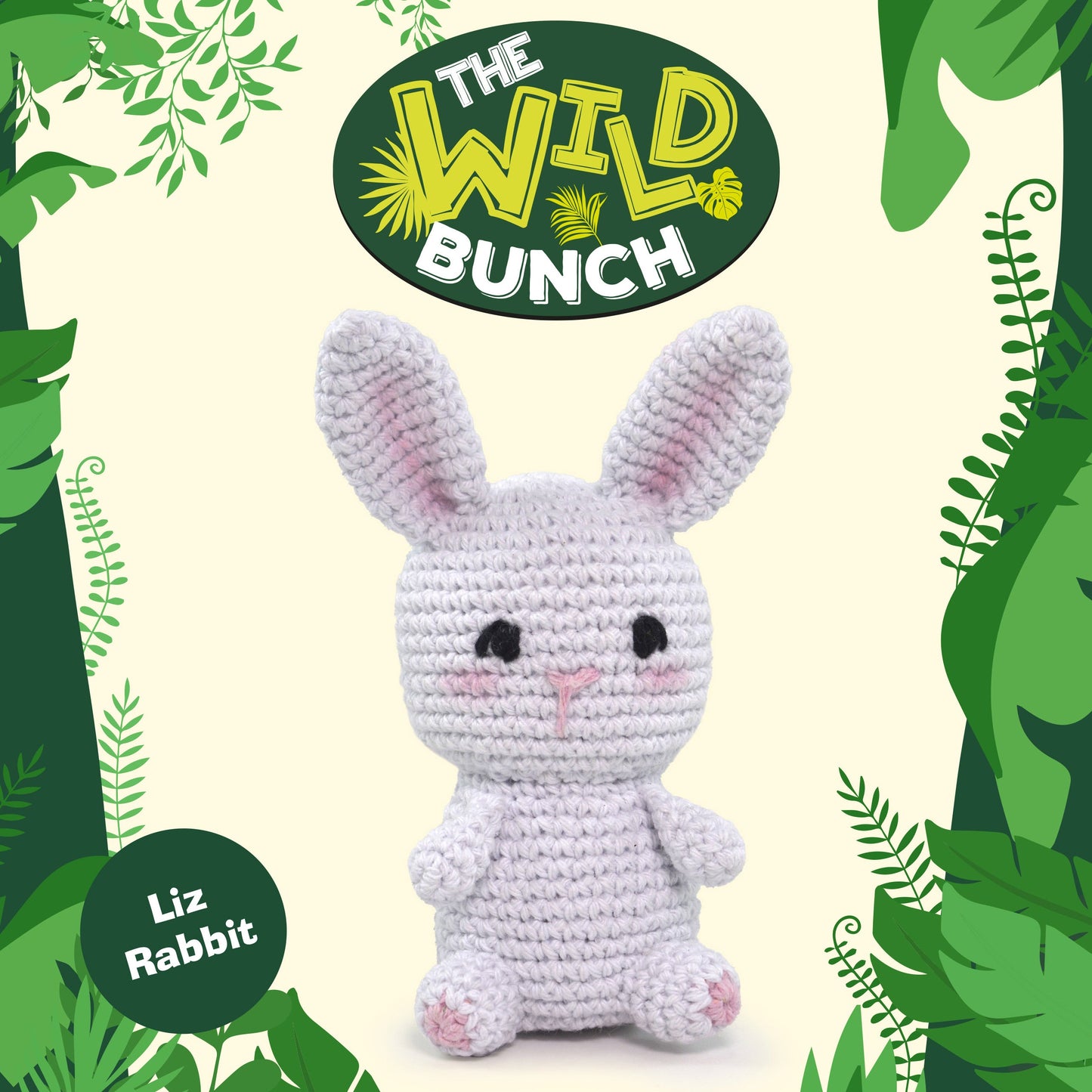 Knitty Critters - The Wild Bunch - Amigurumi Crochet Kit - Liz Rabbit