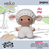 Knitty Critters - Bambinos - Amigurumi Crochet Kit - Lola Lamb