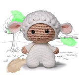Knitty Critters - Bambinos - Amigurumi Crochet Kit - Lola Lamb