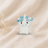 Knitty Critters - Pouch Pals V - Luna Unicorn | DIY Amigurumi Crochet Kit