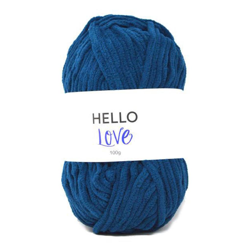 HELLO Love Super Chunky Yarn - Midnight Blue