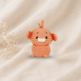 Knitty Critters - Pouch Pals V - Milo Monkey | DIY Amigurumi Crochet Kit