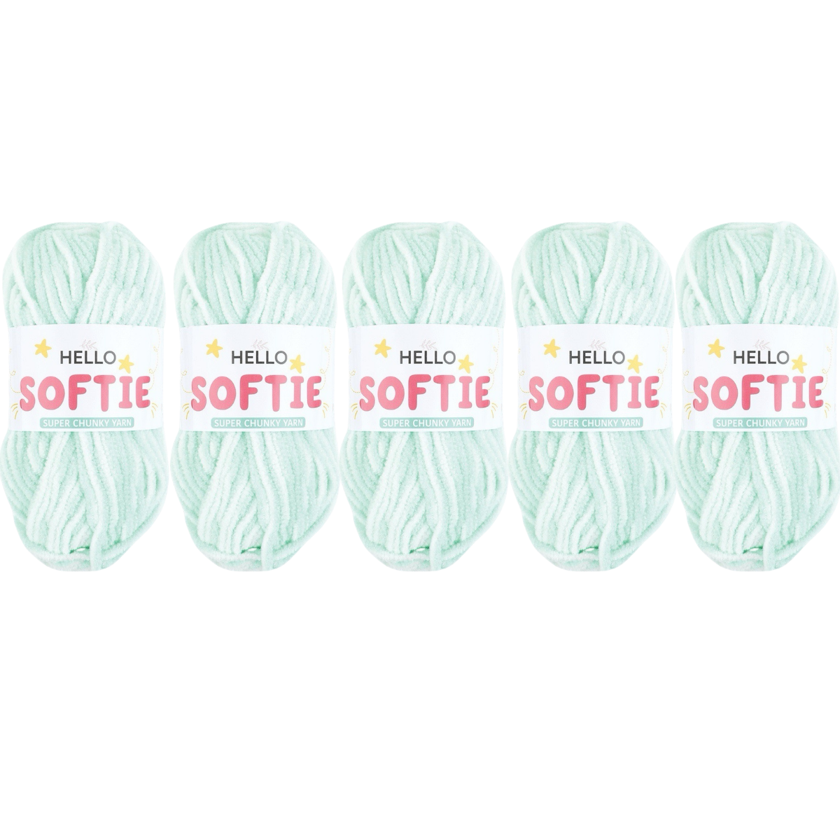 Hello Softie Ombre Super Chunky Yarn 5 x 100g
