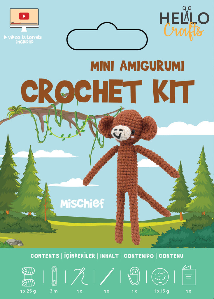 Mini Amigurumi Crochet Kit - Mischief