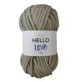 Hello Love Super Chunky Yarn - Misty Grey