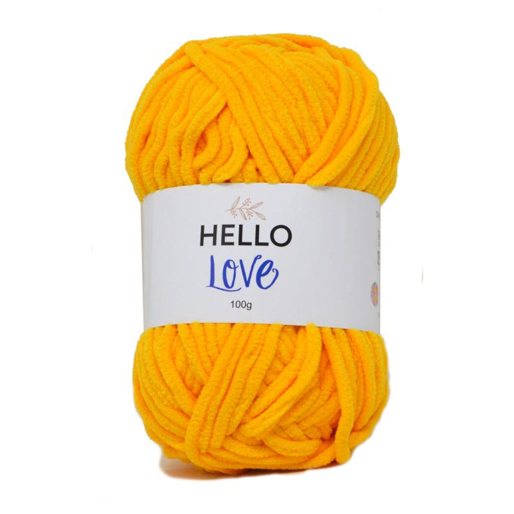HELLO Love Super Chunky Yarn - Mustard Yellow