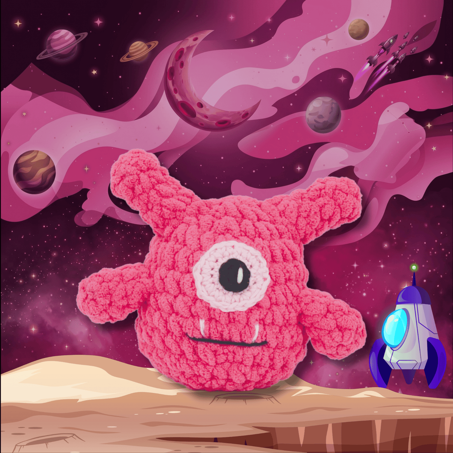 Knitty Critters Crochet Kit - Cosmic Crew - Nova