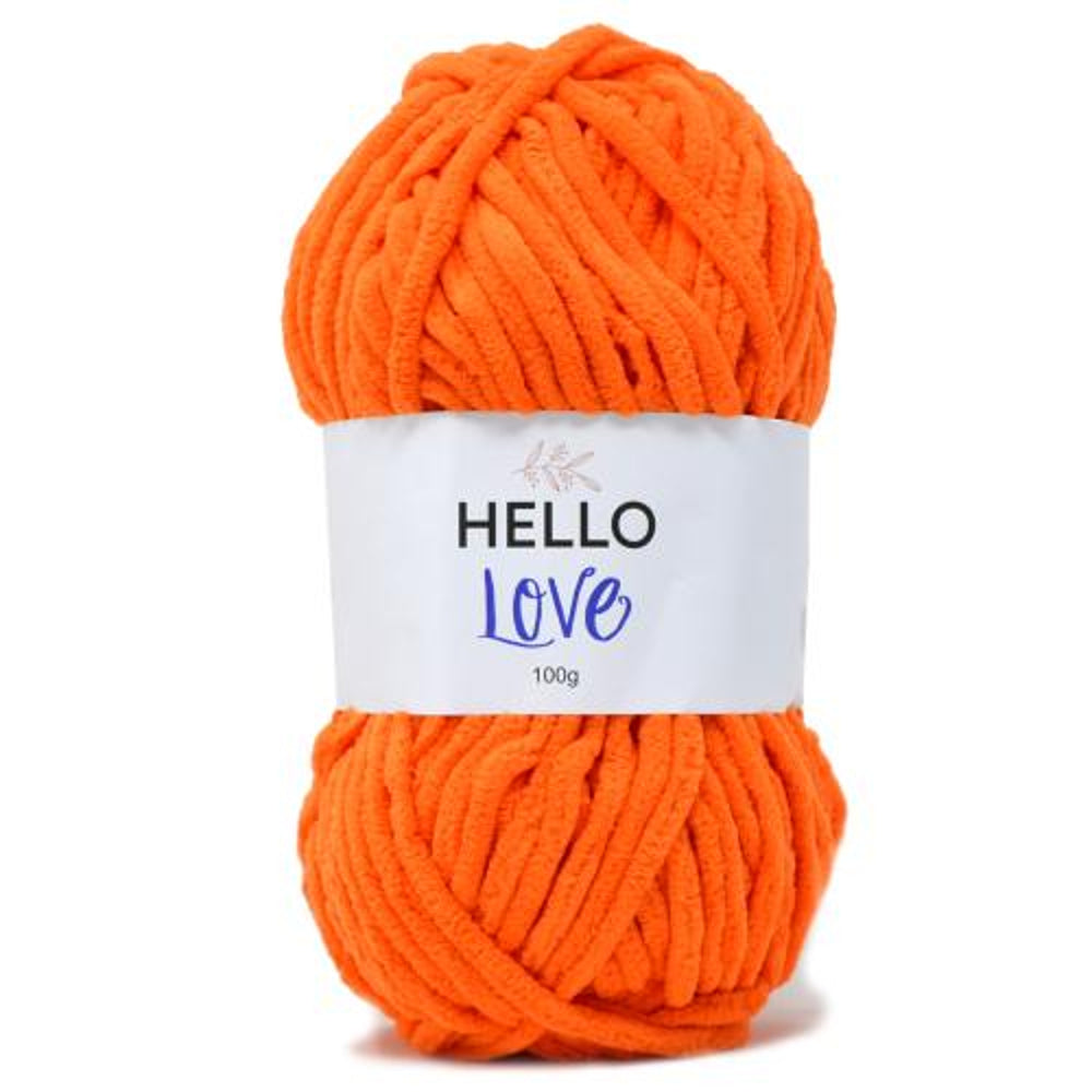 HELLO Love Super Chunky Yarn - Orange