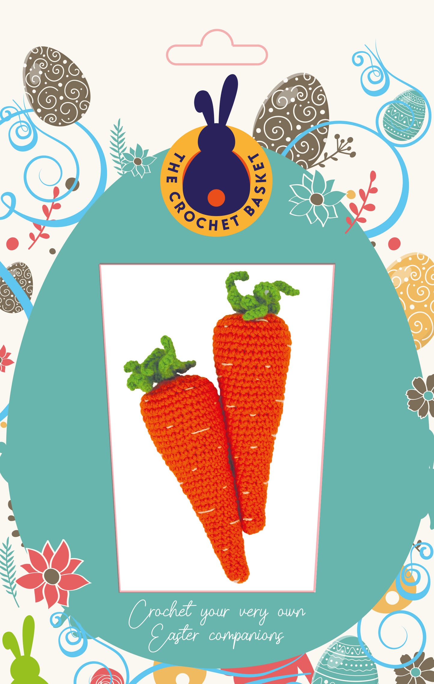 Knitty Critters - Easter Amigurumi Crochet Kit - Carrots (Yellow)