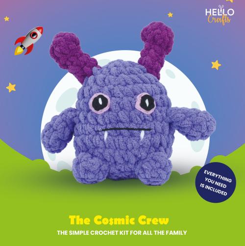 Knitty Critters Crochet Kit - Cosmic Crew - Orbit