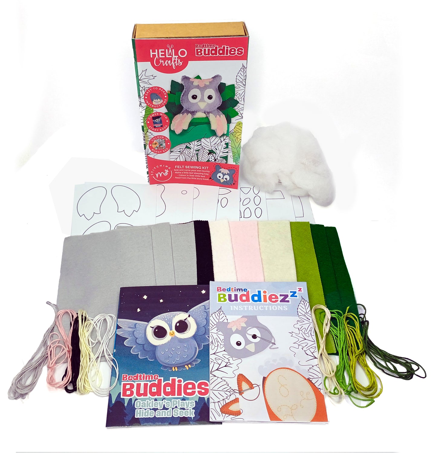 Bedtime Buddies Felt Sewing Kit - Oakley the Owl