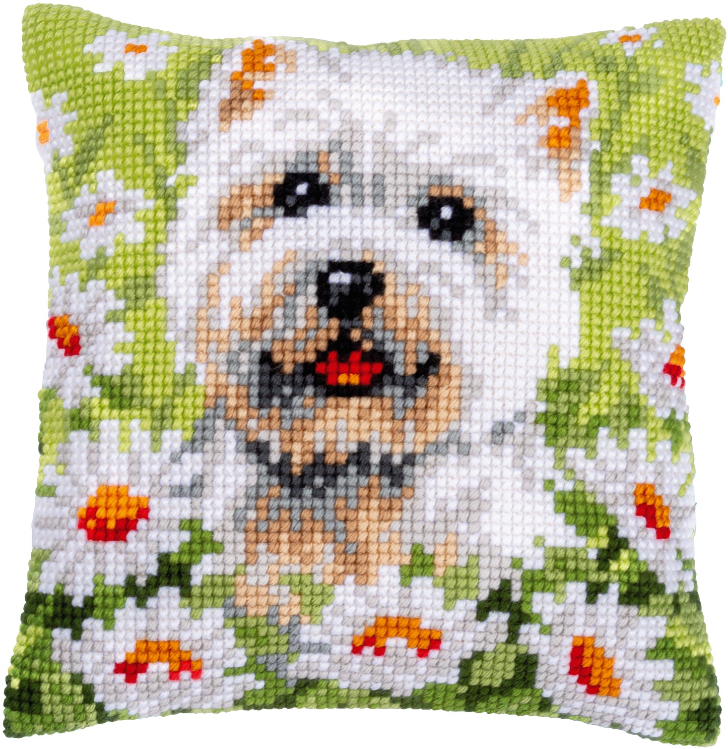 Cross Stitch Kit: Cushion: Dog