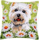 Cross Stitch Kit: Cushion: Dog