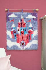 Latch Hook Kit: Rug: Fairytale Castle