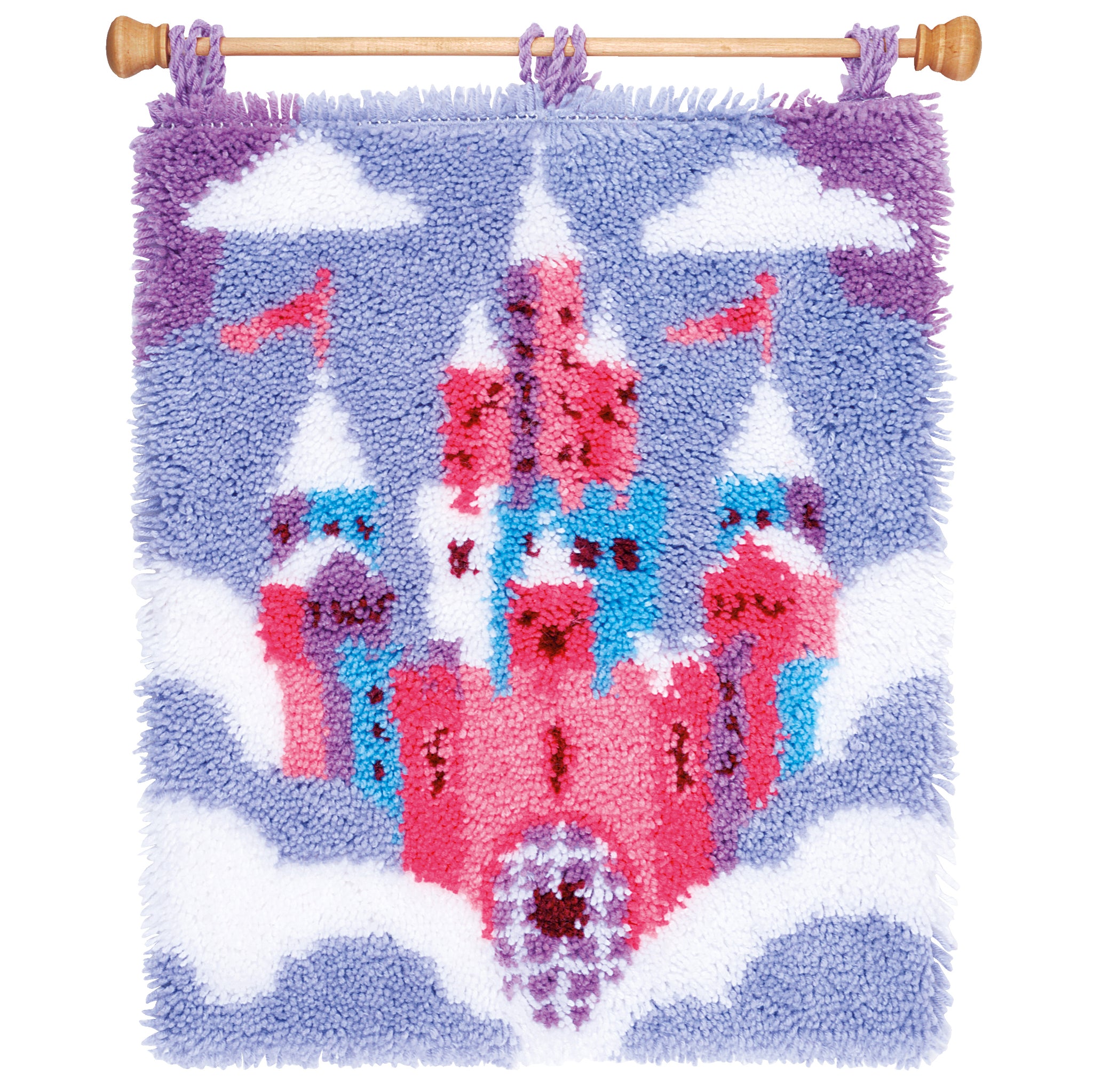 Latch Hook Kit: Rug: Fairytale Castle