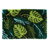 Latch Hook Kit: Rug: Leaves