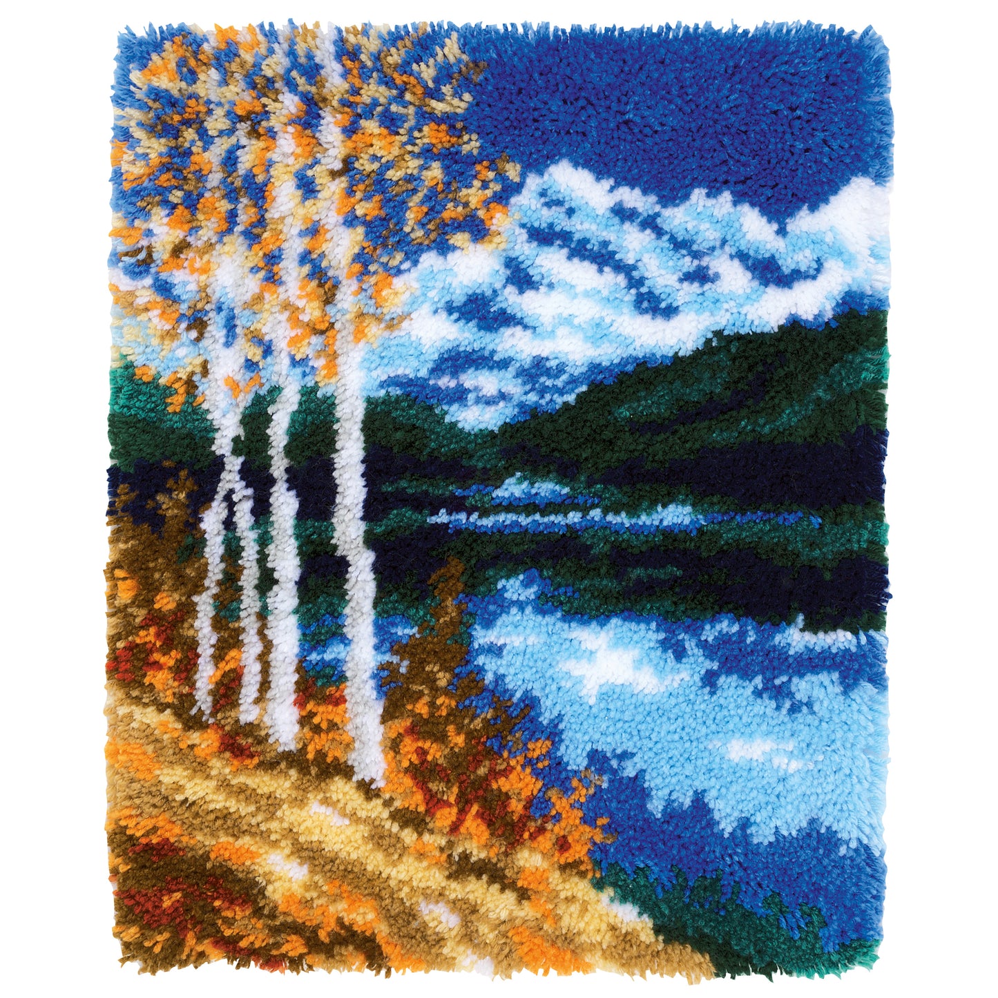 Latch Hook Kit: Rug: Birches