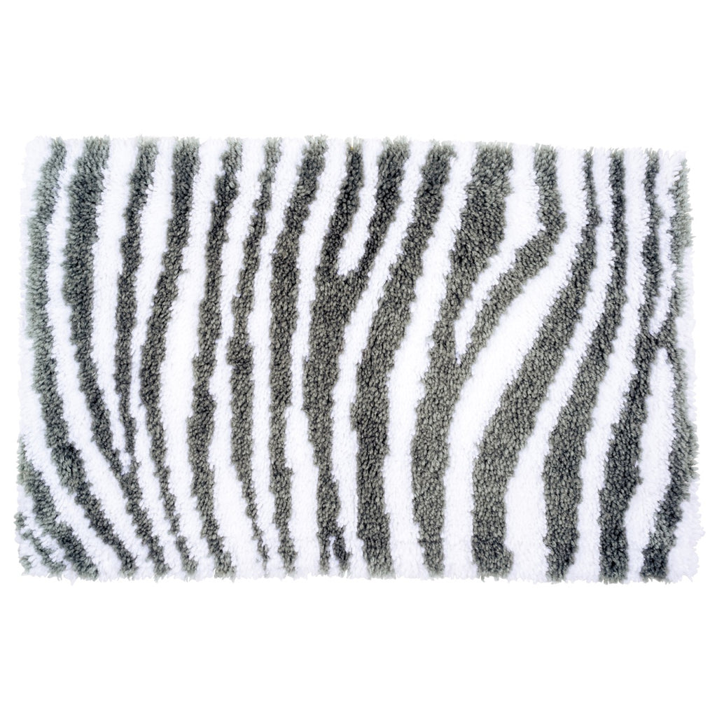 Latch Hook Kit: Rug: Zebra Print