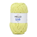 HELLO Love Super Chunky Yarn - Pale Green