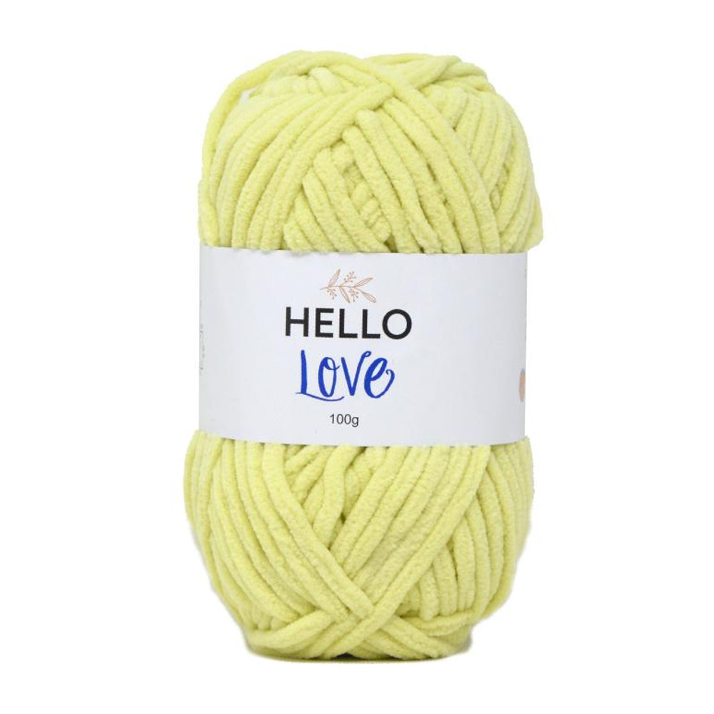 HELLO Love Super Chunky Yarn - Pale Green