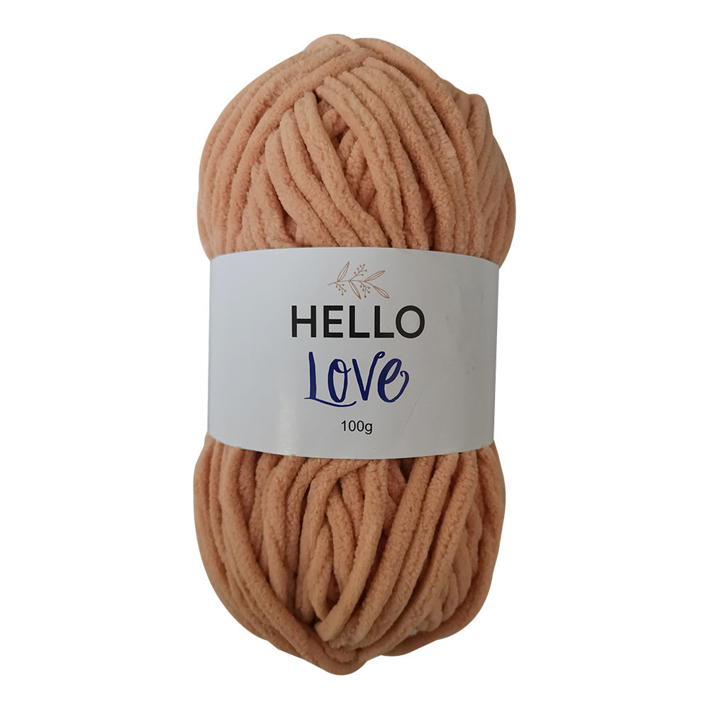 Hello Love Super Chunky Yarn - Pale Coral