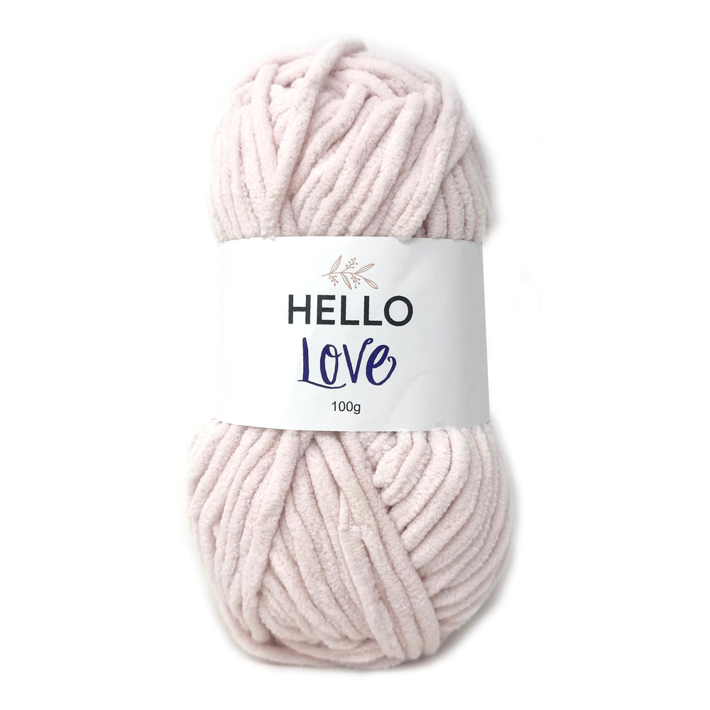 Hello Love Super Chunky Yarn - Pale Pink