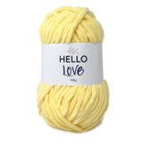 HELLO Love Super Chunky Yarn - Pale Yellow