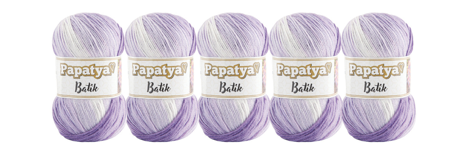 5 x 100g Papatya Batik DK Yarn