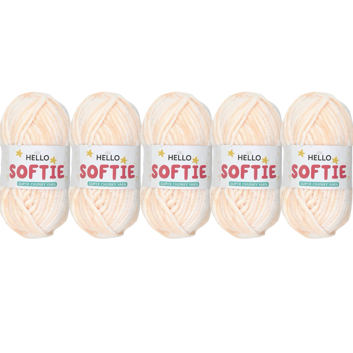 Hello Softie Ombre Super Chunky Yarn 5 x 100g