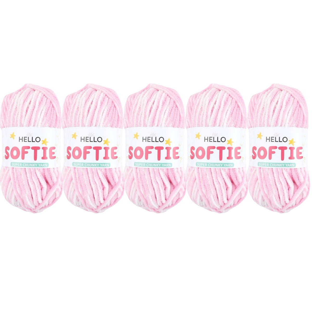 Hello Softie Ombre Super Chunky Yarn 5 x 100g