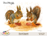 Bree Merryn Paint By Numbers 40cm x 50cm - Pip & Squeak