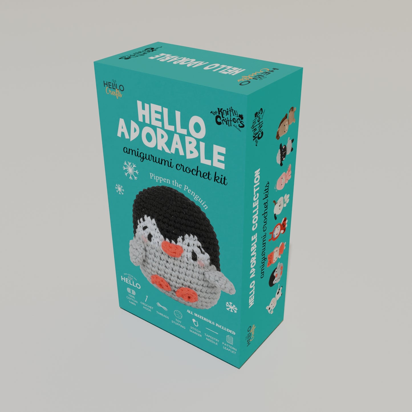 Knitty Critters - Adorables - Pippen The Penguin