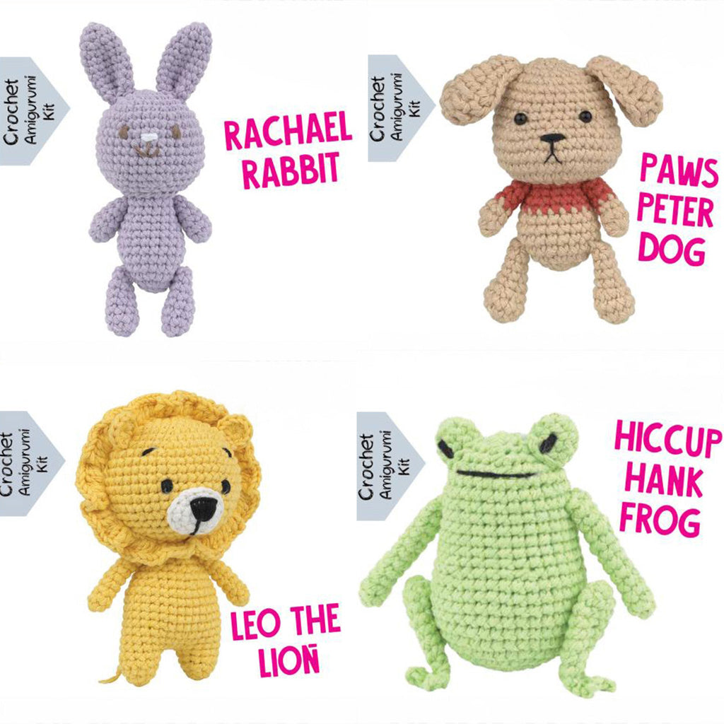 Pouch Pals Crochet Kit - Playful Mix Bundle