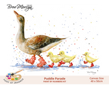 Bree Merryn Paint By Numbers 40cm x 50cm - Puddle Parade