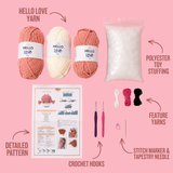 Knitty Critters Crochet Kit - Sea Snuggles - Percy Pufferfish