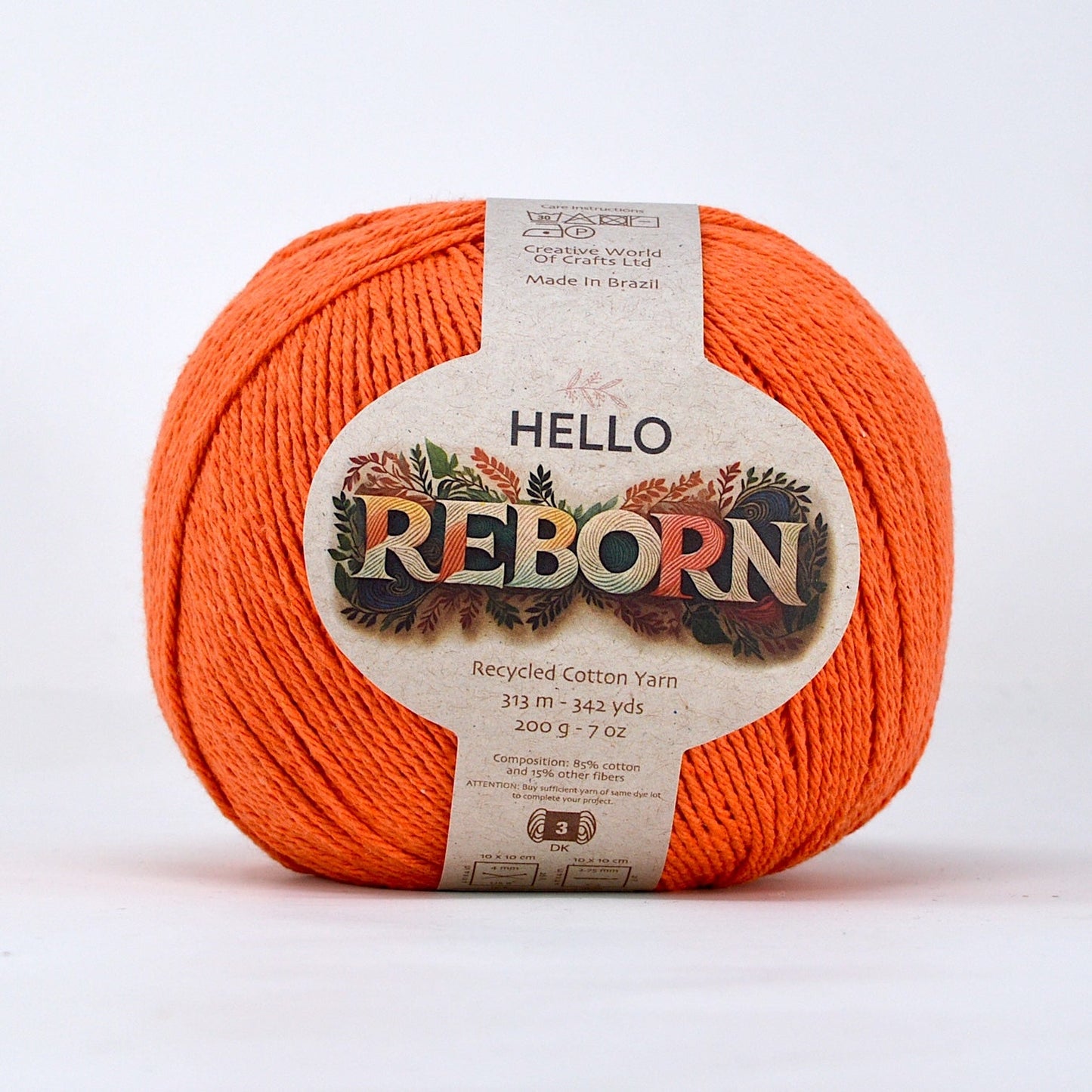Hello Reborn 85% Recycled DK Cotton Yarn 200g