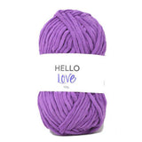 HELLO Love Super Chunky Yarn - Purple