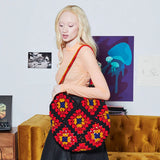 CROCHET PATTERN DOWNLOAD - FREE RED HEART IN THE BAG GRANNY CROCHET TOTE PATTERN