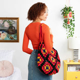 CROCHET PATTERN DOWNLOAD - FREE RED HEART IN THE BAG GRANNY CROCHET TOTE PATTERN