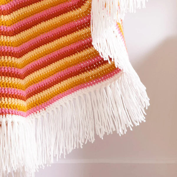 CROCHET PATTERN DOWNLOAD - RED HEART CROCHET STAY WEIRD BLANKET PATTERN